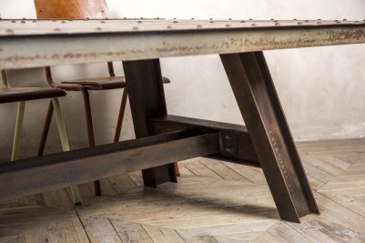vintage metal table